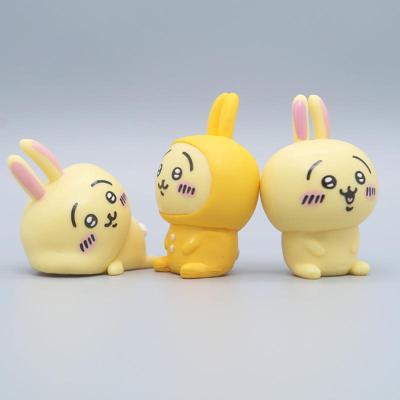 

New Chiikawa Various Cute Usagi Hachiware Car Ornaments Cartoon Characters Desk Office Home Furnishings Gift Collection