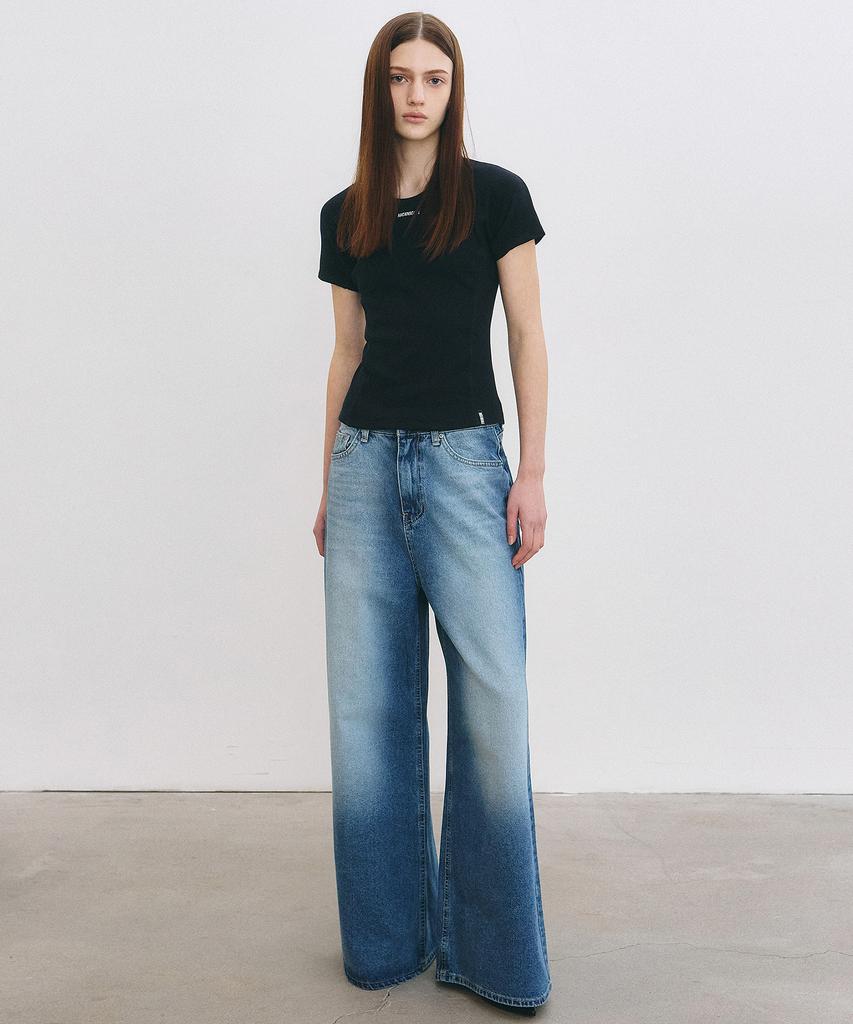 Nigaennikol Nicole Slim Line Half Top_Navy