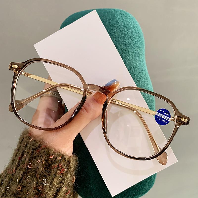 

Универсальные новые очки для чтения, анти-синий свет, сверхлегкие очки для чтения, мужские и женские простые цветочные очки, женские высококачественные очки presbyopia + 400 degrees [anti-blue light]