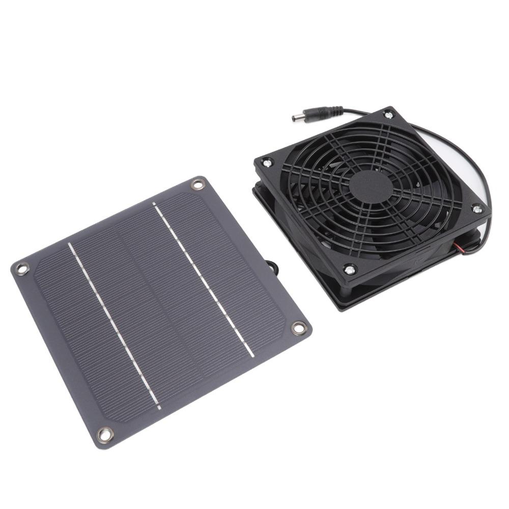 3W Solar Ventilation Fan Weatherproof Outdoor Solar Fan Solar Powered Exhaust Fan  Chicken Coop