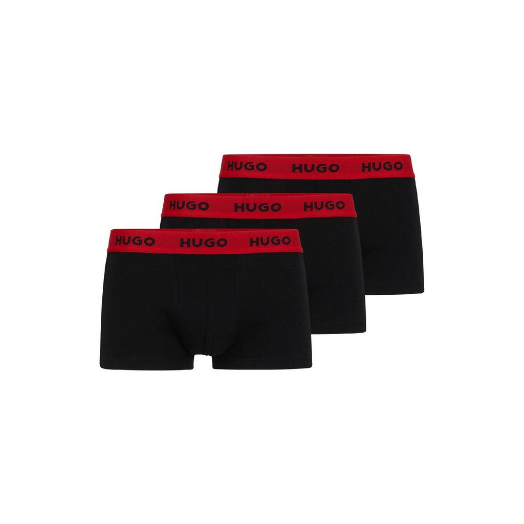 Hugo Mens Logo Boxer Shorts (Pack of 3)