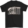 Barcode Evolution Anti-Capitalist Anarchy Mens T-Shirt 100% Cotton