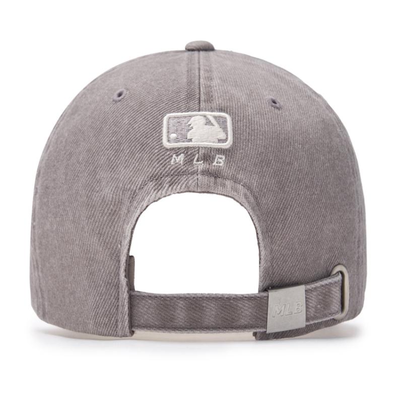 MLB Cotton Baseball Caps Unisex Gray Fashion 3ACPVV04N-50GRS