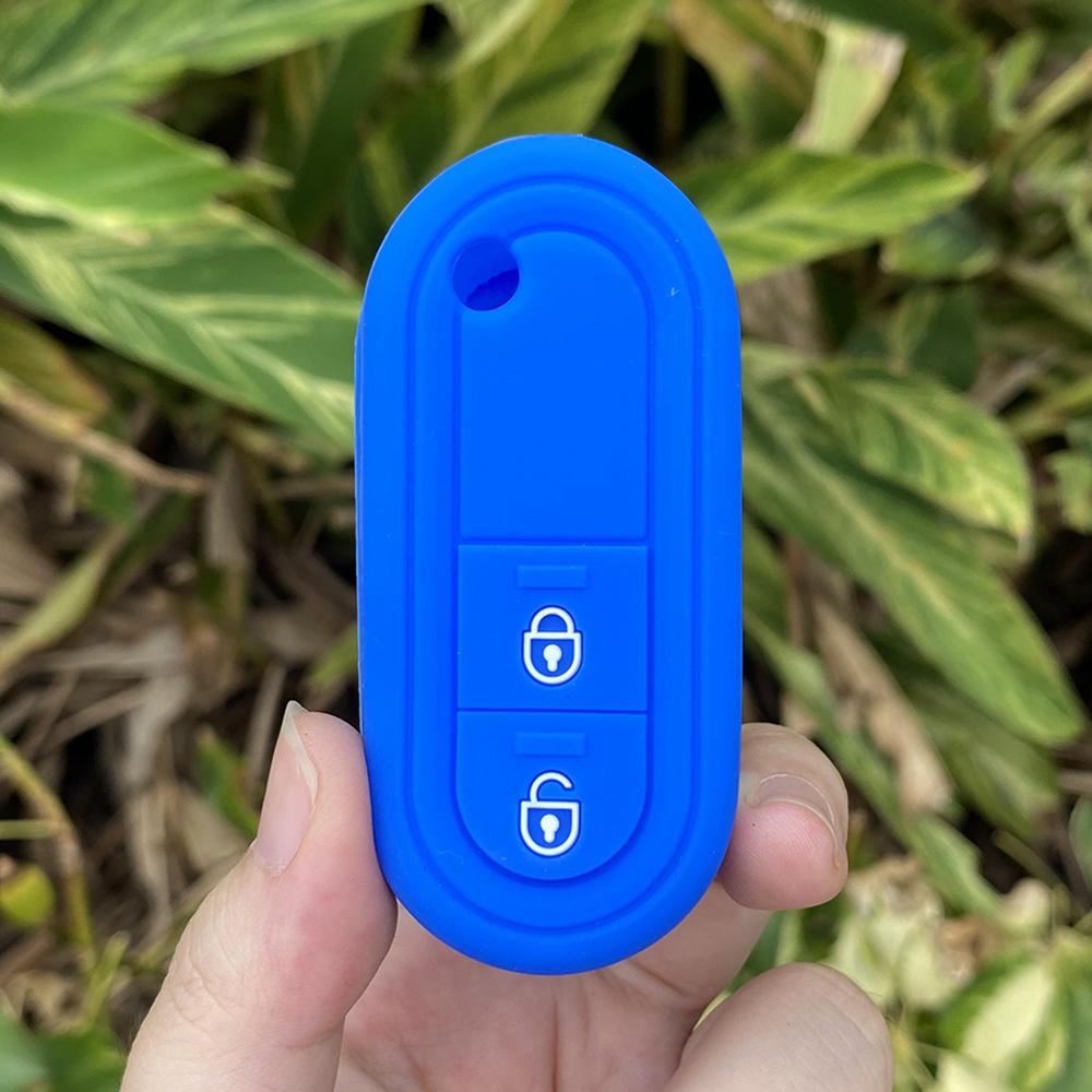 2 Buttons Silicone Car Key Cover Protect Skin Case Rubber Shell Set for MG 3 2020 MG3 2011-2015 Flip Folding Remote Accessories