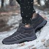 Winter Herren Stiefel Damen Wasserdicht Wildleder Warm Schnee Stiefel Herren Arbeit Freizeit Schuhe High-Top Rutschfest Knöchel Plateau Stiefel Herren Größe 48