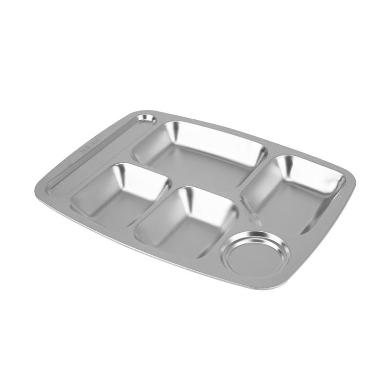 304 Stainless Steel Compartment Meal Tray