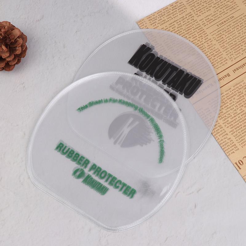 10Pcs Table Tennis Racket Astringent Adhesive Film Sticky Dust-Proof Clear Adhesive Protective Film For Table Tennis Rubber Skin