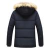 Men Winter Windproof Fleece Warm Thick Jacket Parkas Coat Men Fashion Hooded Fur Collar Jacket Classic Casual Parka Men