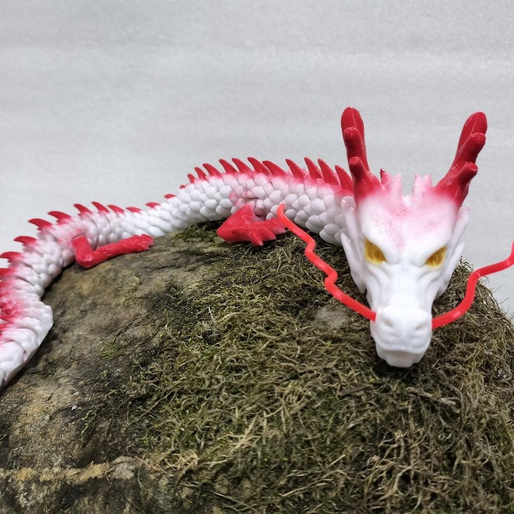 3D Dragon Ornament Moveable Body Joints Desktop Fish Tank Aquascaping Bonsai Decoration Lucky Dragon Crafts Home Decoration Gift