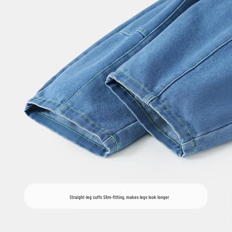 MQDMINI Boys' Casual Loose-Fit Jeans