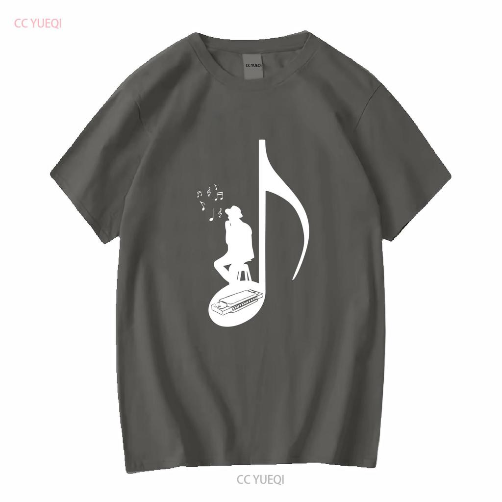 Harmonica Player Harp T Shirt For Man Woman Mouth Organ Instrument Blues Band Music Musician vintage Washed Breathable Slightly