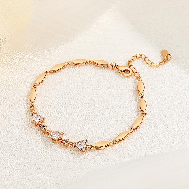 New 925 Sterling Silver Bracelet AAA Zircon High Quality Romance Bracelet Chain For Women Engagement Party Wedding Jewelry Gift