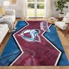Colorado Avalanche Teppich Fußmatte für Wohnzimmer oder Schlafzimmer Schutzmatte unter dem Stuhl Bürodeko Weihnachtsgeschenk Geburtstagsgeschenk