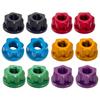 2x Bike Wheel Hub Axle Nuts Bicycle Accessory Replacement Front Wheel Nut