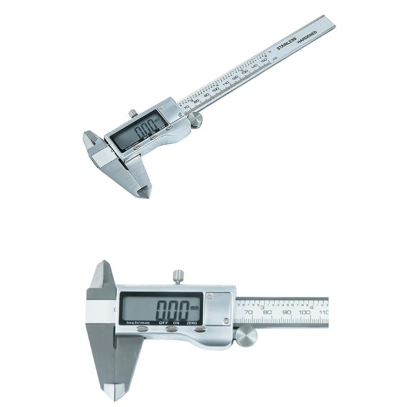 High Accuracy Steel Digital Micrometers Calipers Electronic Digital Calipers with LCD Display Easy Carrying for Engineerings