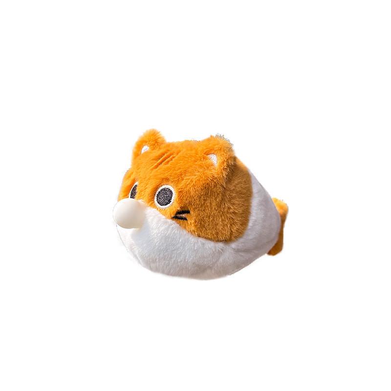 Plush Cat Charming Fish Bubble Blowing Keychain With Cartoon Style Ideal For Key Chain Lovers
