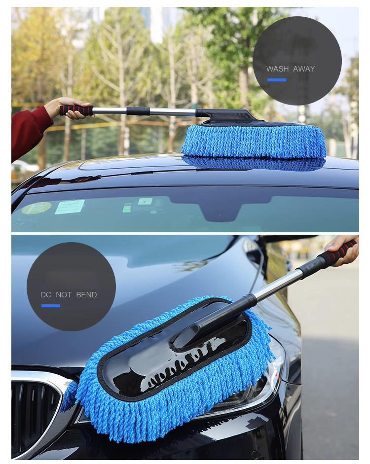 Car wash mop retractable car wash brush