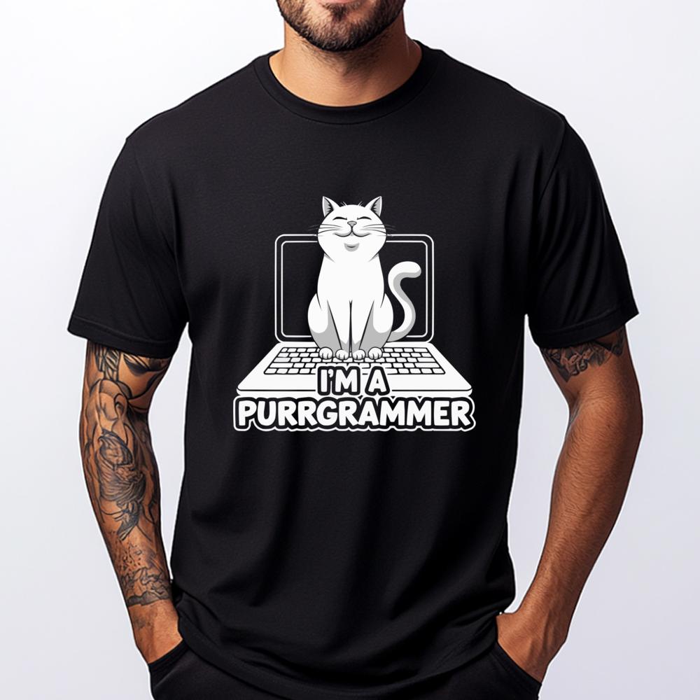 

Programmer Cat Kitty Meow Animal Pet Computer Programming T Shirts For Men Short Sleeve Tee Tops T Shirt Design - Men s Summe... 5XL різнокольоровий