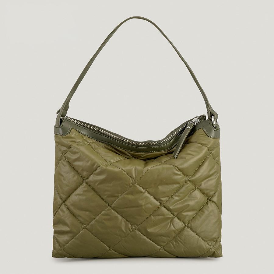 

Повседневная стеганая большая сумка-тоут с мягкой подкладкой, женские сумки на плечо, роскошная хлопковая пуховая сумка через плечо, большие кошельки для покупок, зимние чёрный