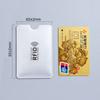 5~20Pcs Anti-Scan Card Sleeve Anti-magnetic Anti-theft Anti RFID/NFC scanning Aluminium Foil Safty Bank Card ID Card Card Holder