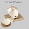 Collar Display Mannequin Necklace Stand Jewelry Organizer PU Leather Versatile And Sturdy Model