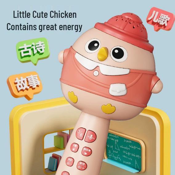 Bluetooth-Karaoke-Mikrofon und -Lautsprecher: Früherziehungsspielzeug für Kinder