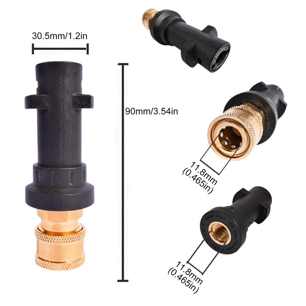Quick Connect Fitting High Pressure Washer Adapter for Karcher K2 K3 K4 K5 K6 K7 Replacement Connector Washer Attachment