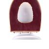 Winter Warm Toilet Seat Cover O-shape Toilet Seat Bidet Toilet Cover Portable Knitted Toilet Mat Soft Closestool Mat