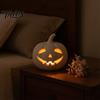 Unique Holiday Gifts Pumpkin Lantern Ornament, Resin Hollow Tabletop Figurine, Jack O Decor Decorative Table Centerpieces for Halloween And