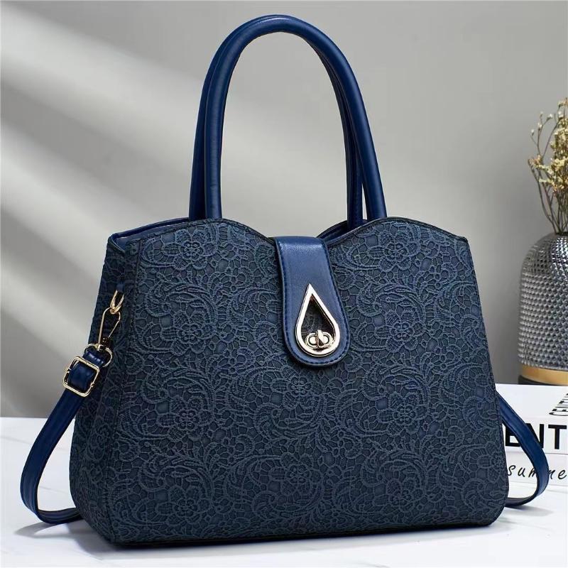 

Однотонная простая кожаная текстура с вышивкой из искусственной кожи, большая вместимость, сумка через плечо, импортная торговля, мягкая кожаная женская сумка, большая сумка