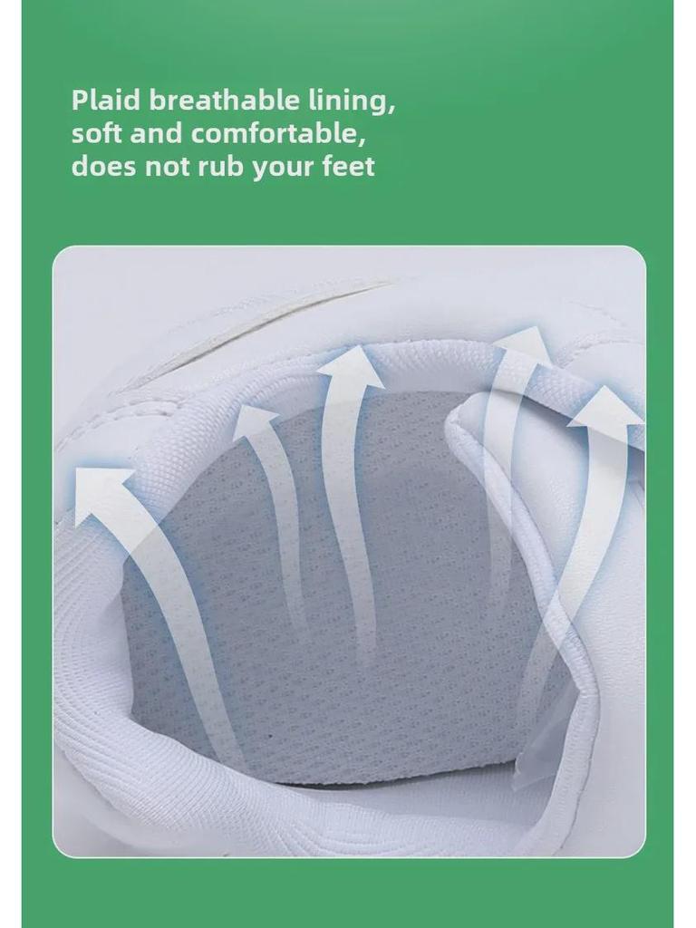 Kinder Wettkampf Aerobic Cheerleading Schuhe - Weiche, Rutschfeste Weiße Schuhe für Training und Wettkämpfe