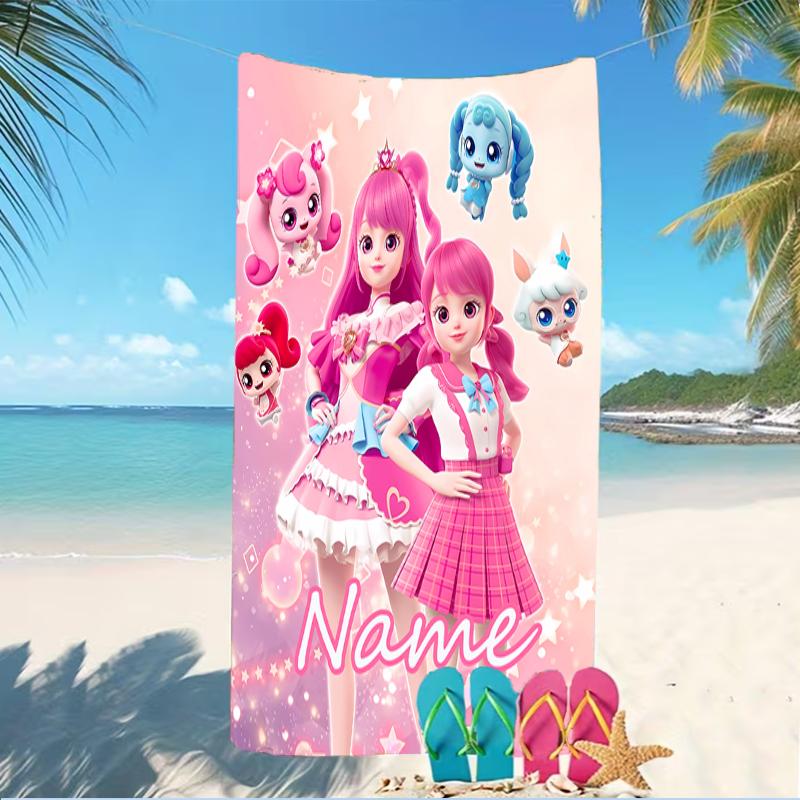 Customizable personalized beach towels Catch! Teenieping themed designs.Suitable for the beach, yoga, sports;ideal as beach accessories