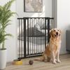 Dog Safety Gate, 76-104 cm Barrier Gate without Drilling, Stair Gate