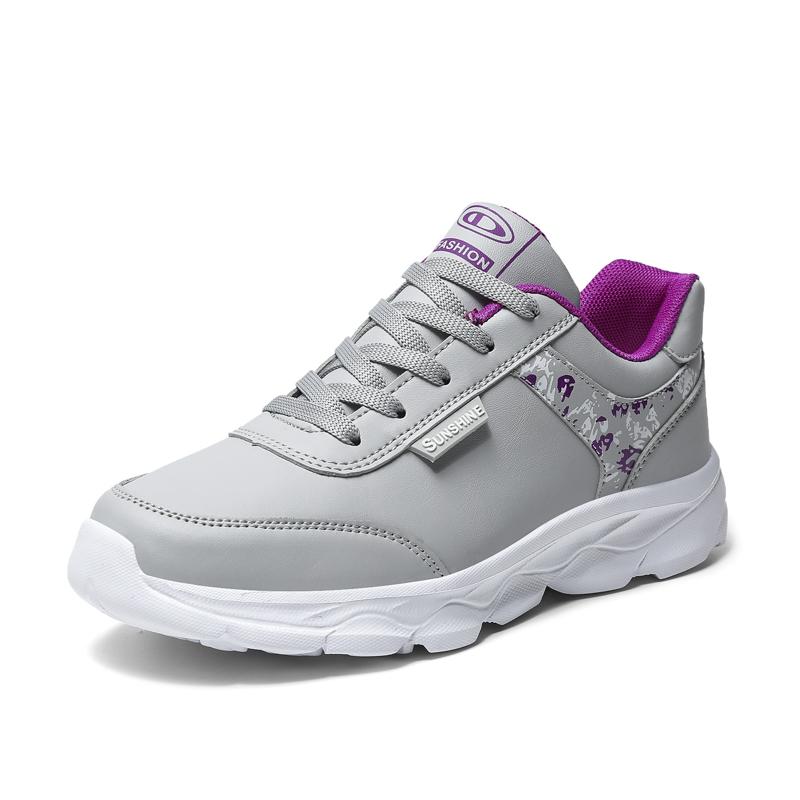 Fashion Sneakers Women Lace Up Flats Ladies Outdoor Running Walking Shoes Comfortable Breathable Female Footwear zapatos mujer