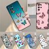 Cute Aesthetic Butterfly Soft Phone Case for Samsung Galaxy Note 10 Pro S26 Ultra S23 S24 FE S25 S21 S22 PLUS Shockproof Cove