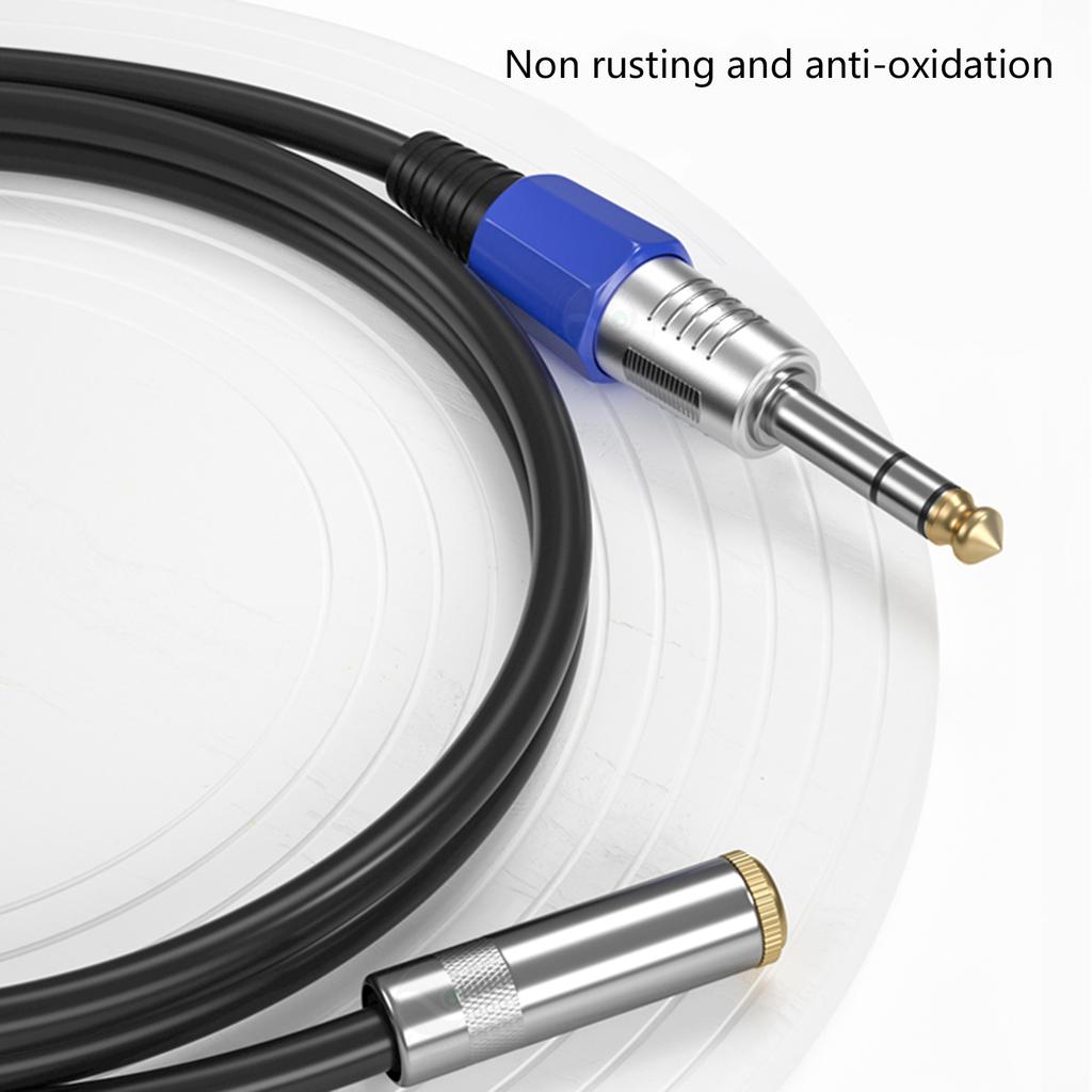 6.35mm To 3.5mm Headphone Adapter TRS 6.35mm Male To 3.5mm Female 1/8 To 1/4 Stereo Adapter for Amplifiers Guitar Piano
