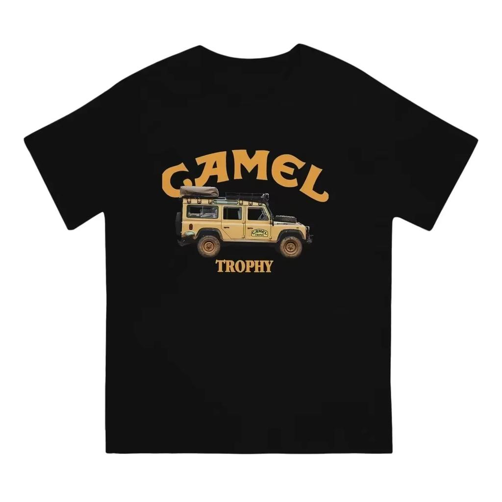 2026 Retro Car Camel Cigarettes TShirt Vintage Cotton Tops Tee Short Sleeve Casual Streetwear Women Unisex Clothing Motosport Ins