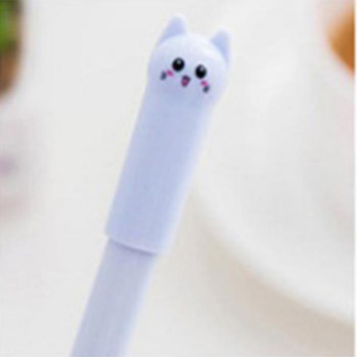 Korean Cute Kitten 0.5mm Black Gel Pen for Students