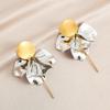 Pinkdudu Rose Flower Petal Drop Earrings Resin Gradient Color Flower Earrings Women Jewelry PD2382PD2382