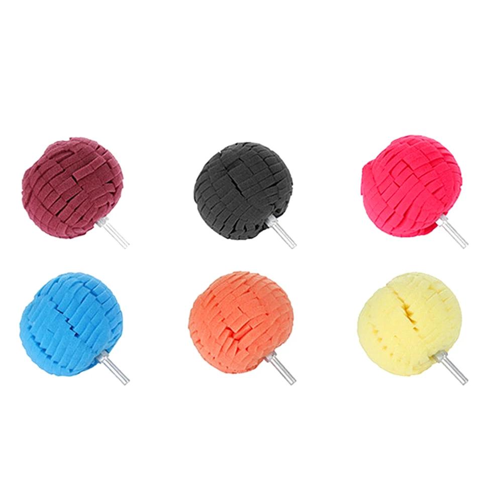 Tire Polishing Sponge Auto Wheel Used For Electric Drill Burnishing Ball Polishing Cone Set Car Hub Buffing Sponge Polishing Kit