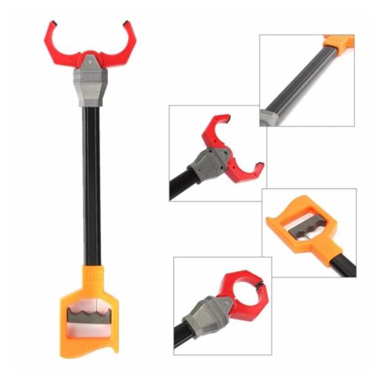 Kids Claw Grabber Toy Adjustable Plastic Robot Arm Pickup Tool Simulated Mechanical Hand Children Grabber Hand Interactive Toy