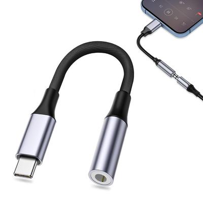 Type C Earphone Jack Conversion Updated USB Mm Sound Quality Compatible with Volume Support Earphone Jack Conversion Applicable To C and Other Devices