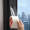20m Window Weatherproof Seal Tape  Transparent  No-Residue Seal Film for Door and Window Ventilation Isolation, Self-Adhesive