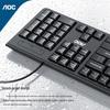 AOC KM151 Wired Keyboard and Mouse Combo with Mouse Pad