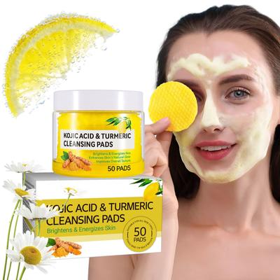Cleansing Pads For Face And Body Compressed Kojic Facial Sponges Gentle Cleanser For All Skin Types 20ml