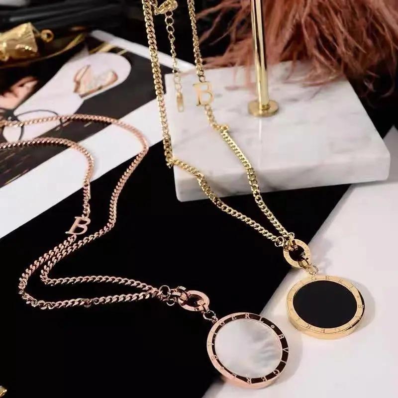 JMXD Euro Chic Long Sweater Chain Women Tarnish Free Layered Pendant Necklace Y2K Minimalist Statement Jewelry Gift for Her