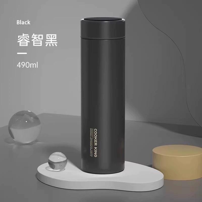 490ml Stainless Steel Thermos Bottle Coffee Vacuum Cup Capacity Portable Stainless Steel Travel Drink Water Bottle Thermoses 490ml
