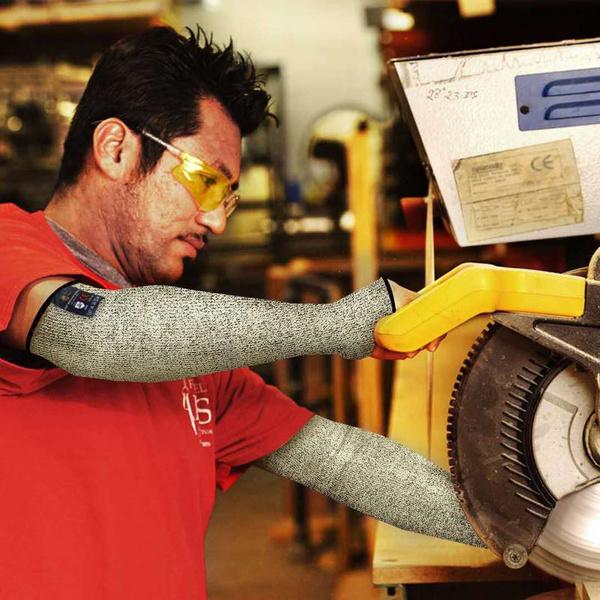1PC New Safety Arm Sleeve Anti Cut Puncture Proof Guard Bracers Protector Sport Drive Work Arm Anti-cut Protective Safety Glove