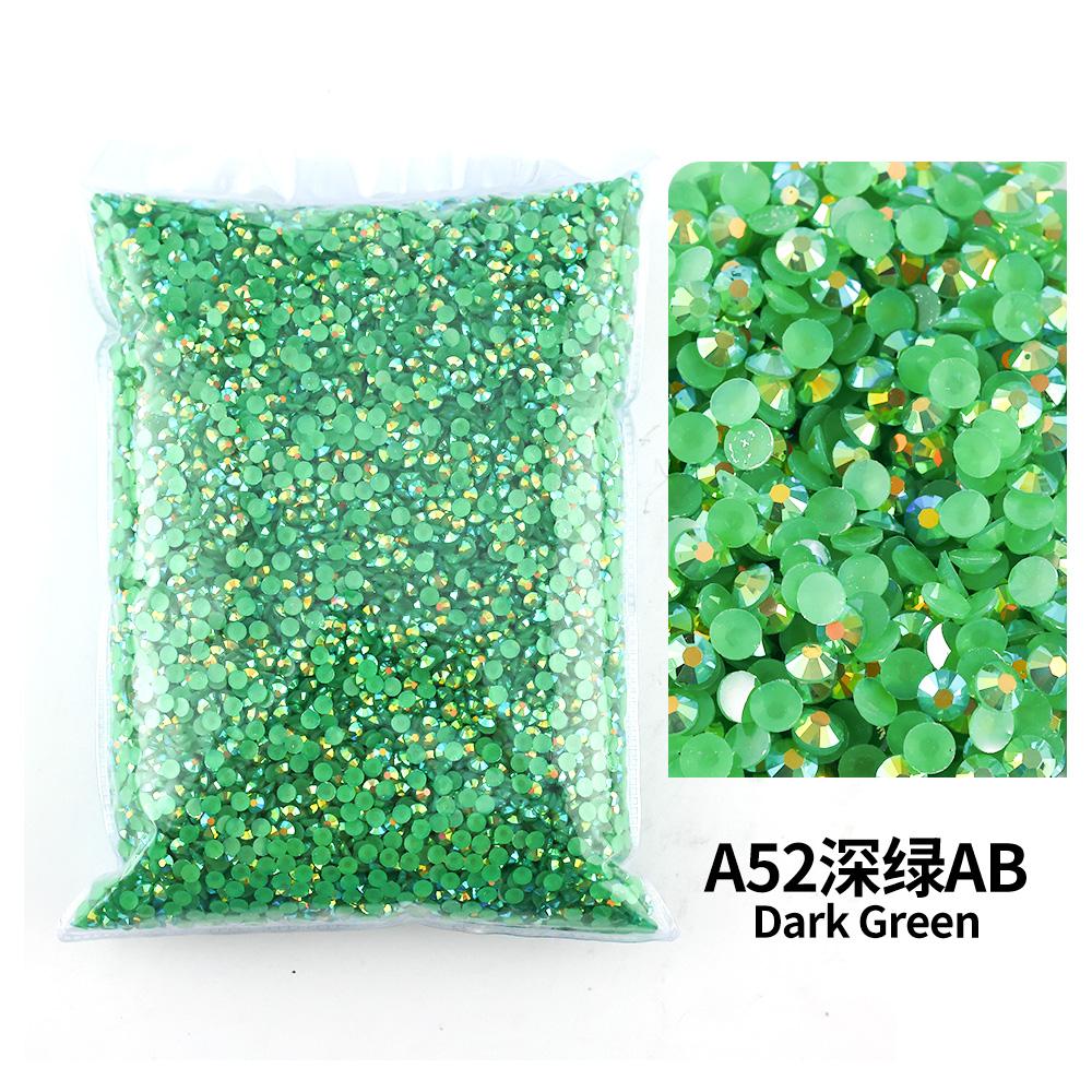 Wholesale Bulk Resin Rhinestone Jelly Color AB transparent AB 2mm,3mm,4mm,5mm,6mm Facets FlatBack Nail Art Garment Decoration