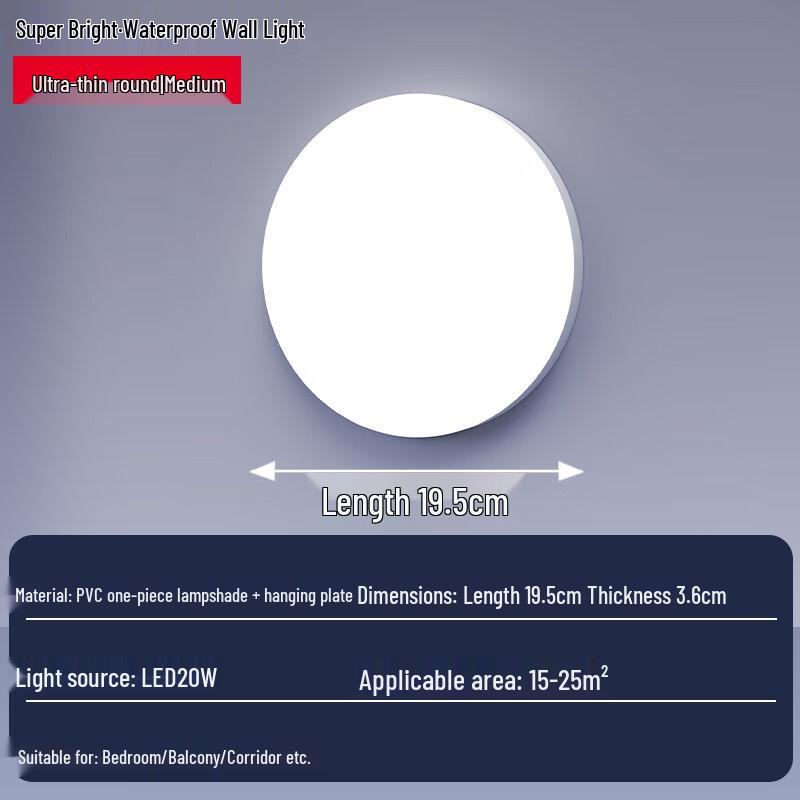 Luci LED da Parete e Soffitto Impermeabili IP65 Fanyao
